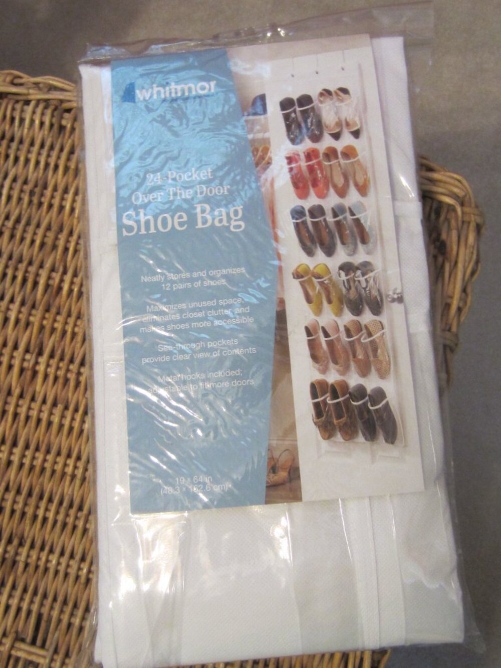 NWT/24 Pocket Over the Door Shoe Bag ~ BRAND NEW~NOT JUST FOR SHOES!!